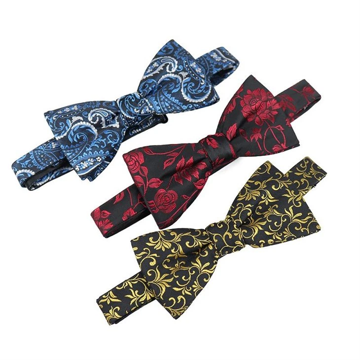 4 Bow Tie And Pocket Square Set(001)