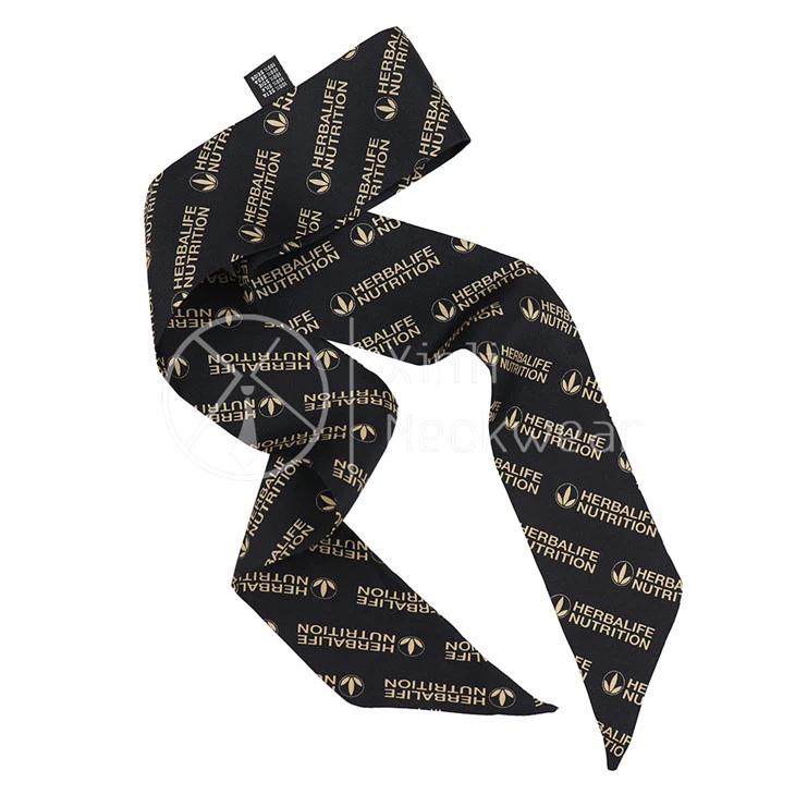 Black Skinny Scarf