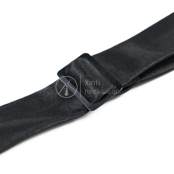 Adjustable Striped Bow Tie