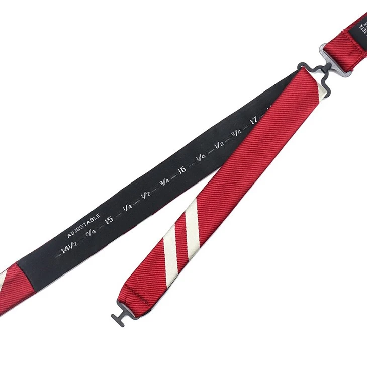 Red And White Striped Bowtie