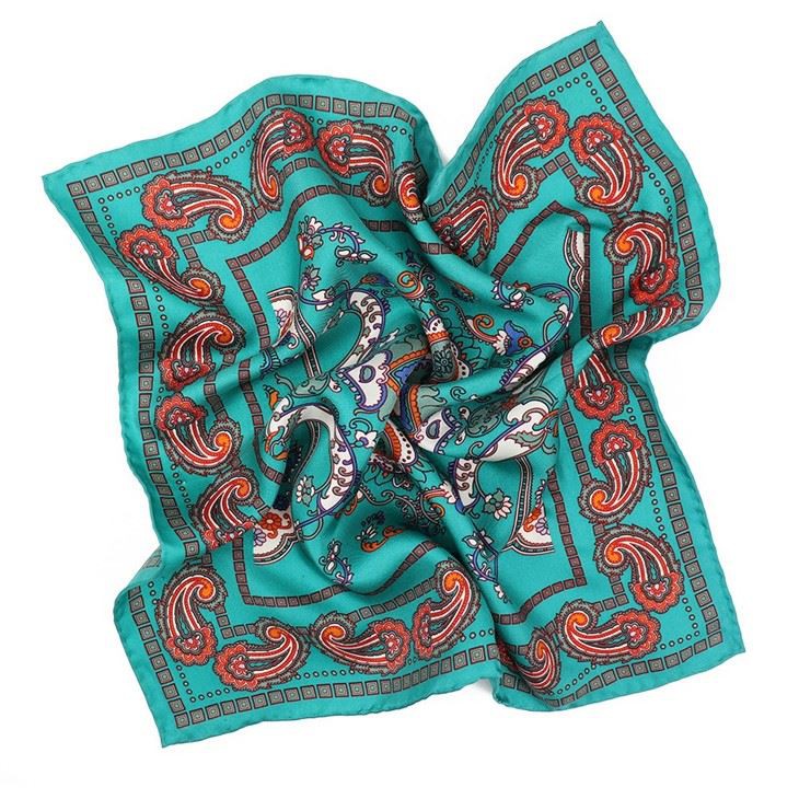 Silk Paisley Handkerchief