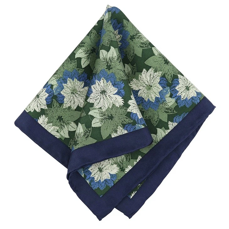 Printed Silk Pocket Square