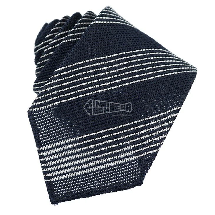 Navy Blue Grenadine Tie