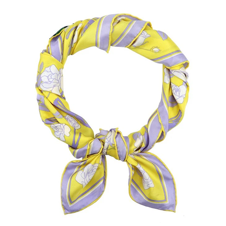 Designer Square Silk Scarves